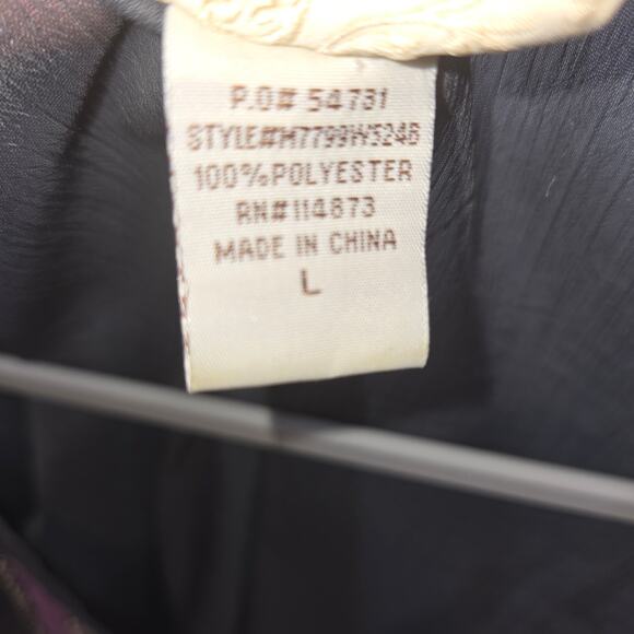 Buckle Day Trip Women's Sheer Embellished Top. Size Large. - Picture 7 of 8